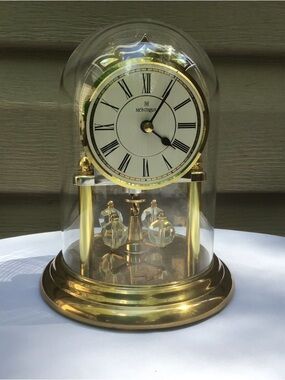 Gold Anniversary Dome Clock by Montreux